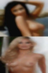 Nude woman harness oiled