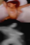 Naked girls putting tampons