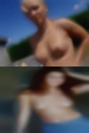 Naked women the shower